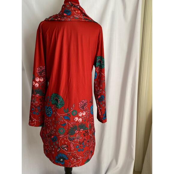 Women’s 2xl red tunic top extra large lily - Picture 8 of 11